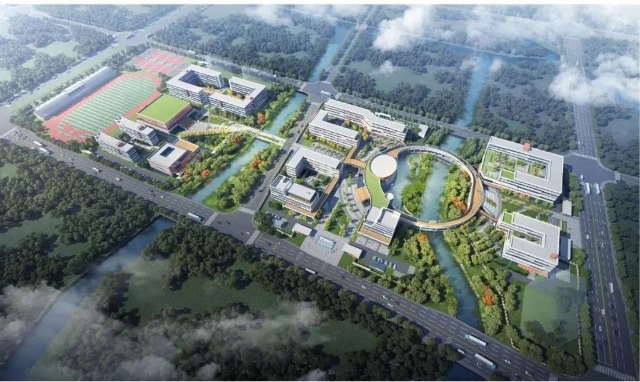 鄞州職業高級中學遷建項目效果圖 寧波市教育局供圖.jpg