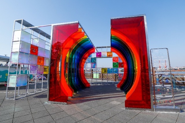 “光與種子”裝置。學校供圖